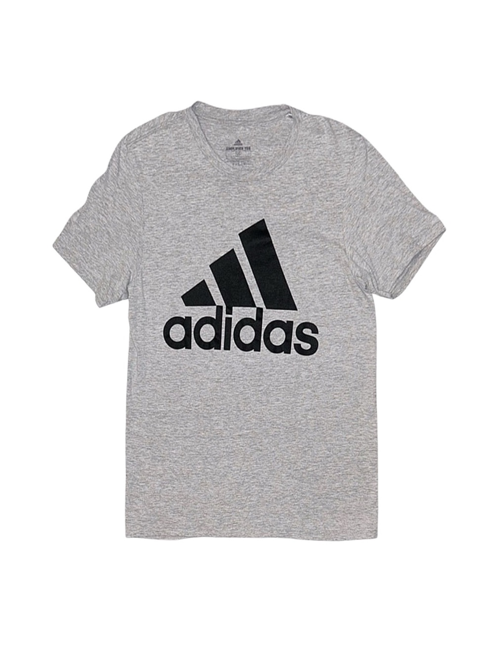 ADIDAS Men's Grey Short Sleeve Shirt Amplifier Tee Size Small